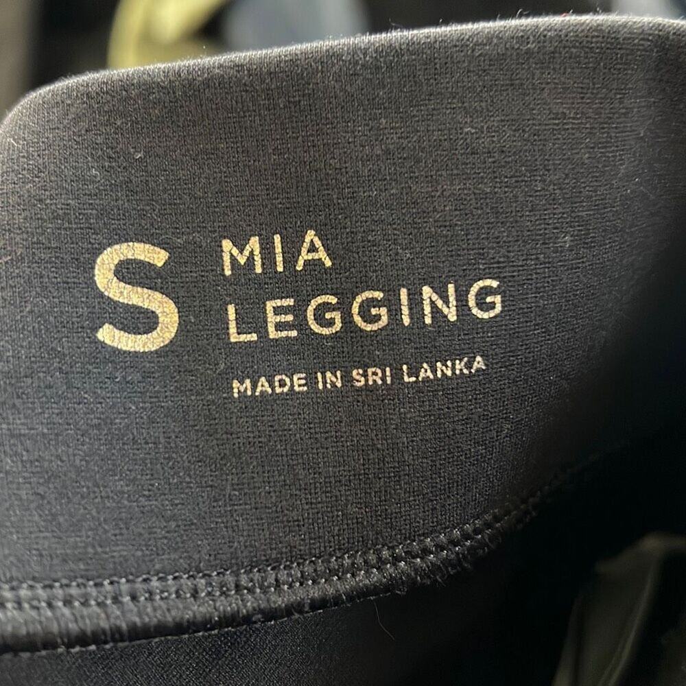 Lilly Pulitzer size small black Mia leggings - Picture 3 of 4